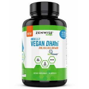 젠와이즈헬스 Zenwise 젠와이즈 오메가369 비건 DHAhi 60소프트젤_이미지