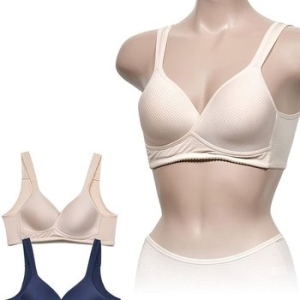 보엠뮤직 한 쿨론 노와이어 엑스자 A컵 브라 데일리 WD6B885_이미지