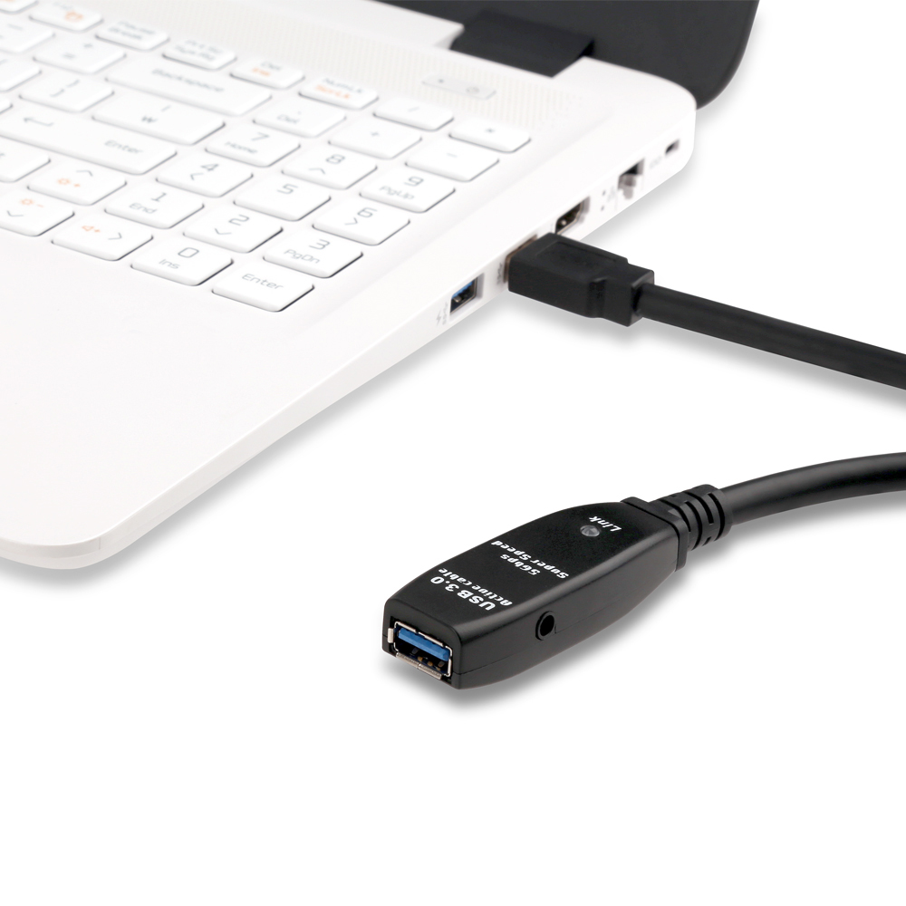이지넷유비쿼터스 넥스트  USB 3.0 M/F 연장 케이블 NEXT-USB40U3PW (40m)_이미지