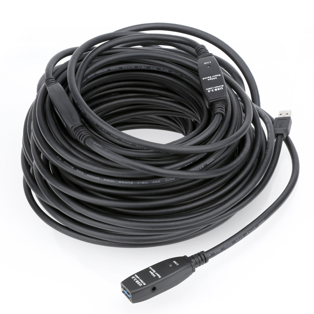 이지넷유비쿼터스 넥스트  USB 3.0 M/F 연장 케이블 NEXT-USB40U3PW (40m)_이미지