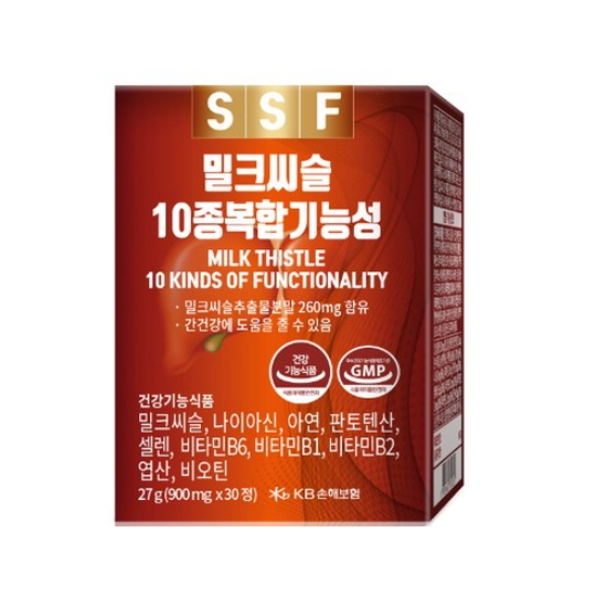 밀크씨슬 10종 복합기능성 30정