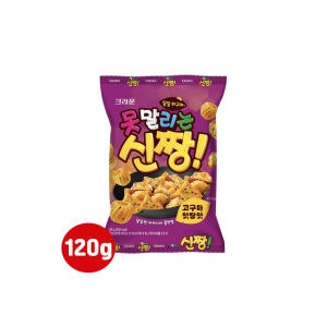 크라운제과 못말리는 신짱 고구마맛탕맛 120g (4개)_이미지