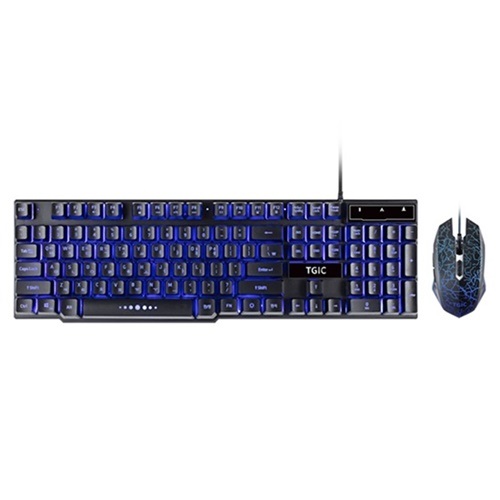 TGIC TGC-GASUNGBI2 유선 키보드 마우스 세트(블랙)