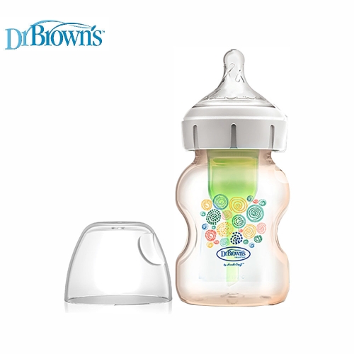 닥터브라운 와이드넥 옵션스 플러스 데코 PPSU 젖병 150ml (1개)_이미지
