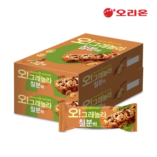 오그래놀라 철분바 35g X 12입 2개