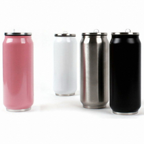 디자인에버 플레인 맥주캔 스트로우 텀블러 500ml
