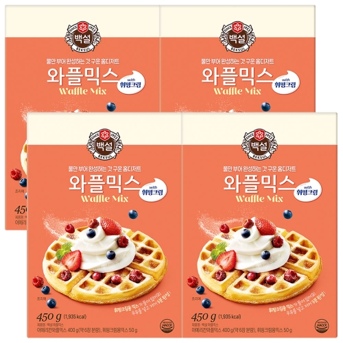 와플믹스 450g x4개