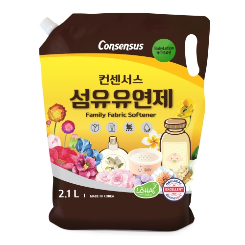 표준유연제 베이비로션 리필 2.1L