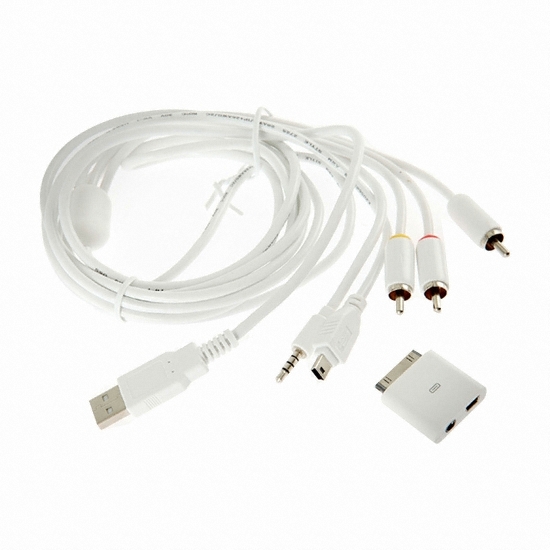 라인업시스템 LANSTAR 아이팟 IP젠더+USB+AV케이블 1.5M LS-IPKIT-1.5M