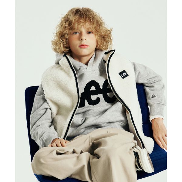 LEE ltgt 리 키즈 플리스 베스트 크림 LK2504VT32CM V1LDE 1386576_이미지
