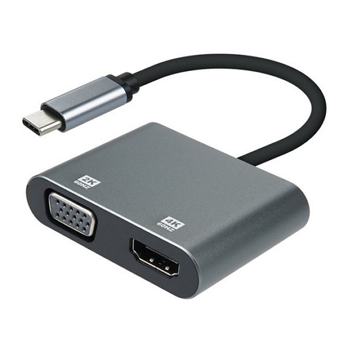 라이트컴 COMS FW585 Type C to HDMI & VGA 컨버터_이미지