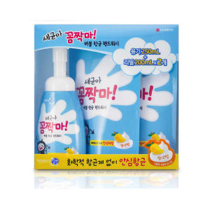  온더바디 세균아 꼼짝마 핸드워시 망고향 250ml+리필 200ml [본품1개+리필2개]