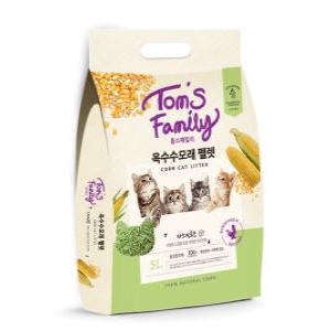 톰스패밀리 옥수수모래 펠렛 쟈스민 5L (1개)_이미지