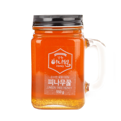 강원허니원영농조합법인 피나무 벌꿀 핸들컵 550gx1병_이미지
