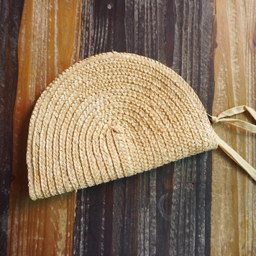 1300K 천삼백케이  앞머리  썸머 왕골 반달 클러치 백n722 No.1 디자인 쇼핑몰_이미지
