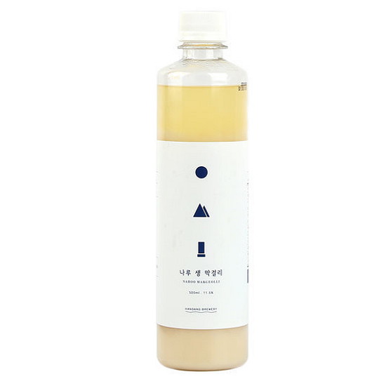 한강주조 나루 생막걸리 500ml