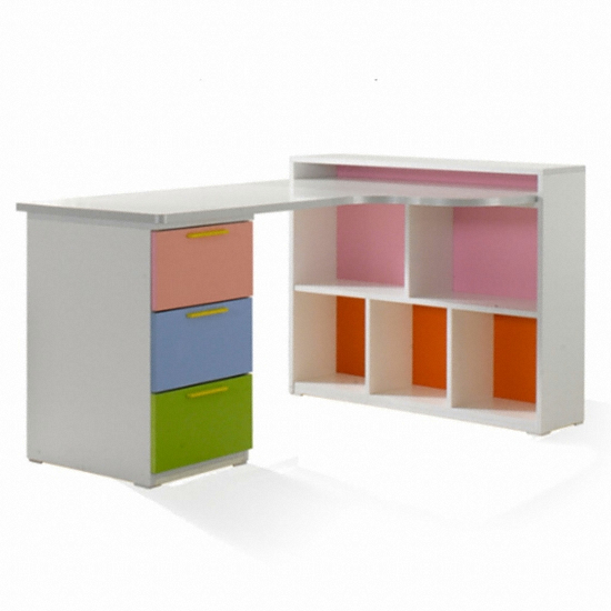 동서가구 컨셉트 MU298 h형 미니 책상세트 930 (93x150cm)_이미지