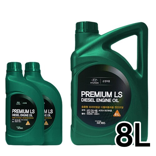 현대모비스 프리미엄 LS 디젤 5W30 8L