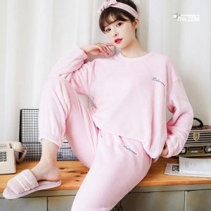 이거찜  프리미엄 국내 최저가 밍크 수면 잠옷 세트_이미지