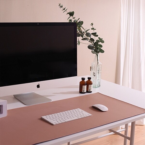 데이리브 오피스 룩 가죽 게이밍 장 마우스 패드 M/L 6color L_인디핑크