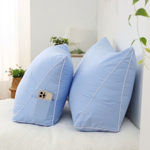 국산 순면무지 삼각 등받이쿠션 소형 대형 등쿠션 삼각쿠션