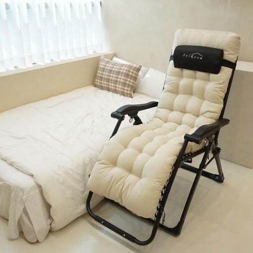 솔룸 접이식 리클라이너 의자+컵홀더+쿠션 1인용
