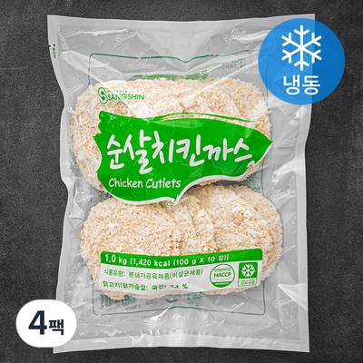 상신종합식품 순살 치킨까스 1kg (4개)_이미지