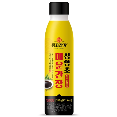 몽고식품 청양초 매운간장 아주매운맛 330g