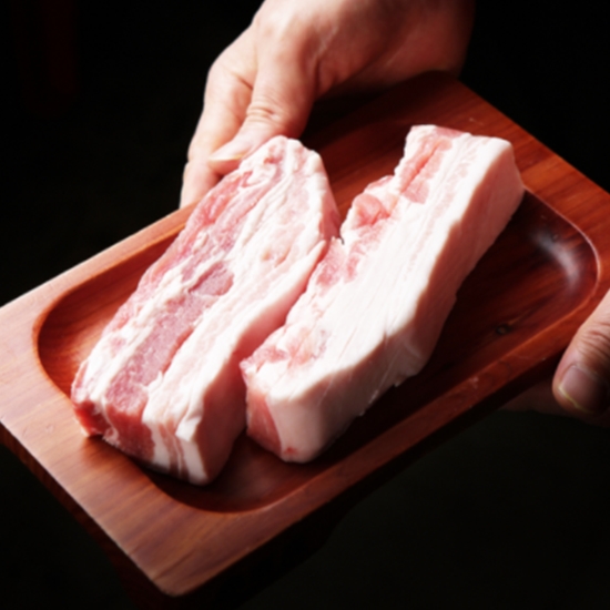 현대축산 한돈 흑돼지 오겹살 500g