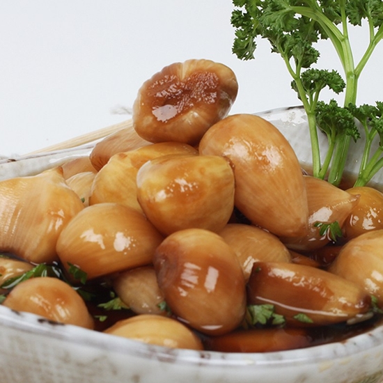 배가원 청양골 마늘 장아찌 500g (1개)