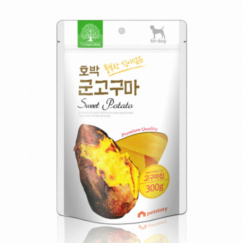 펫스토리 더내추럴 호박 군고구마 칩 300g (1개)
