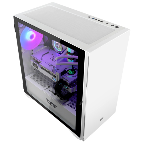 darkFlash DLX22 RGB 강화유리 (화이트)_이미지
