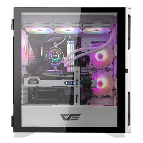 darkFlash DLX22 RGB 강화유리 (화이트)_이미지