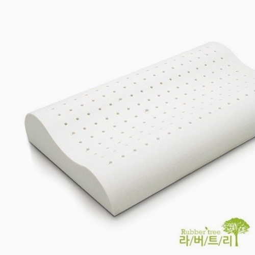 라버트리 천연라텍스 굴곡형 경추베개 (1개, 55x36x8/10cm)_이미지