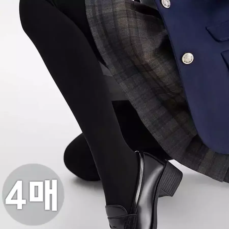 제이투와이 가을겨울 쌀쌀한날씨에 신기좋은 보온 150데니아 유발스타킹 4p_이미지