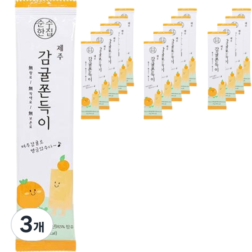 순수한집 제주 감귤 쫀득이 25g 45개_이미지