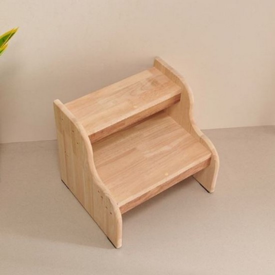 H6836 고무나무 미니 사다리 스툴