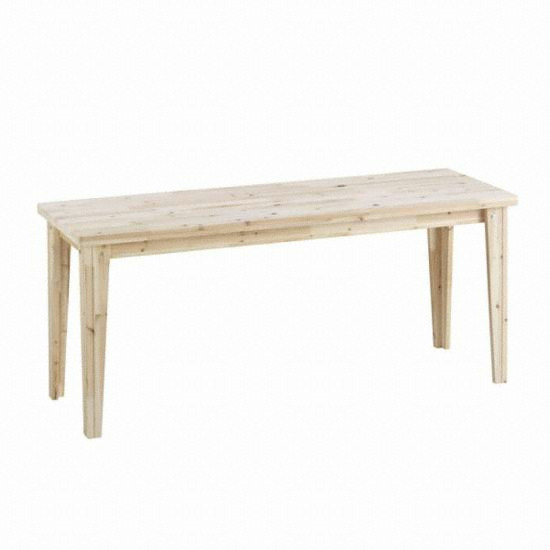 인우드 젠톤 삼나무 원목 책상