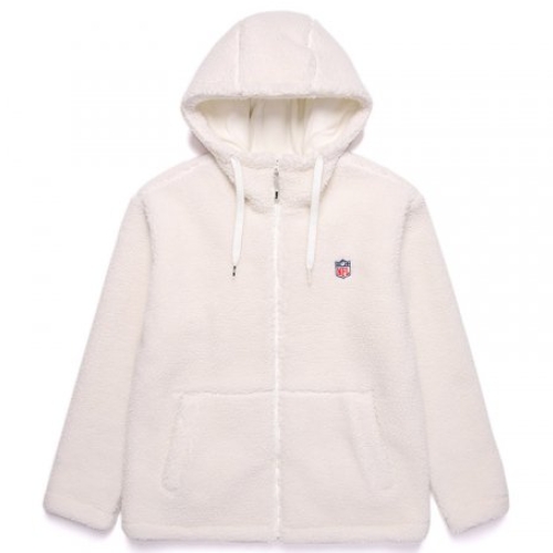 엔에프엘 플리스 후드 자켓 F204UJK908 (012, 아이보리)_이미지