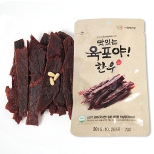 동그라미플러스 맛있는육포야 한우 20g (5개)_이미지