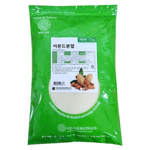 이든타운 아몬드 분말 100% 1kg (1개)_이미지