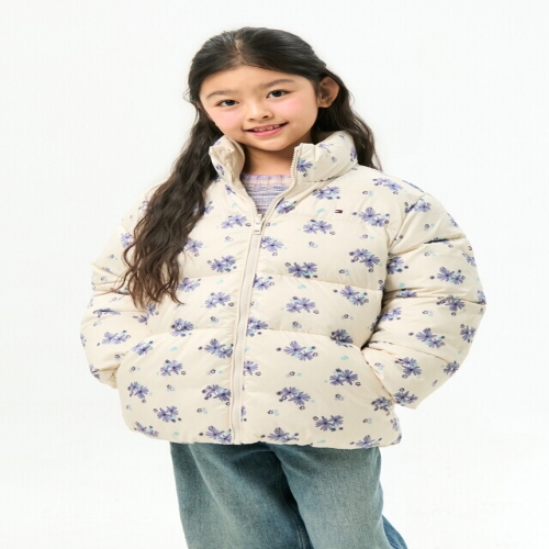 타미힐피거키즈 플라워 리버서블 푸셔점퍼 (T42G0QJC360GT1)