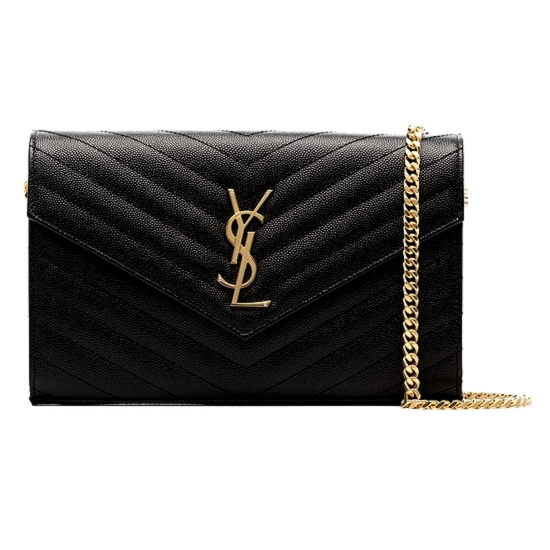 입생로랑 생로랑 모노그램 마틀라세 체인 숄더백 377828 BOW01 1000