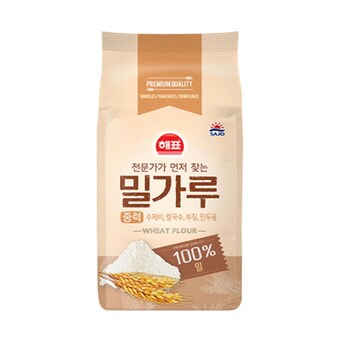 사조대림 해표 중력 <b>밀가루</b> 2.5kg