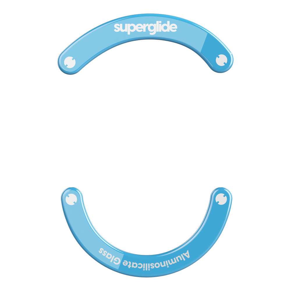 Pulsar 로지텍 G703/G603/G403 전용 슈퍼글라이드 글라스 마우스피트 (블루)_이미지