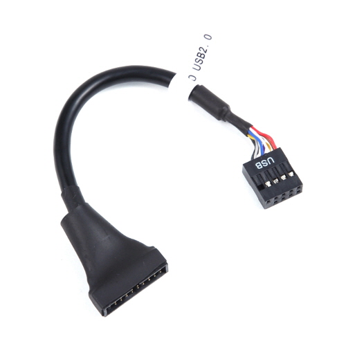 조이쿨 USB 2.0 9핀 to USB 3.0 20핀 변환 케이블 (15cm)
