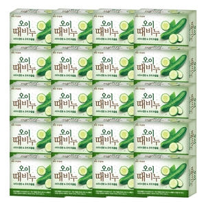 무궁화 오이 때비누 90g (20개)_이미지