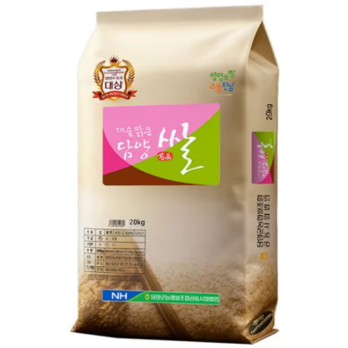 2025 햅쌀 대숲맑은 담양쌀 새청무 특등급 20kg