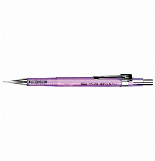 자바펜 투명 컬러 제도 샤프 0.5mm (12개)_이미지