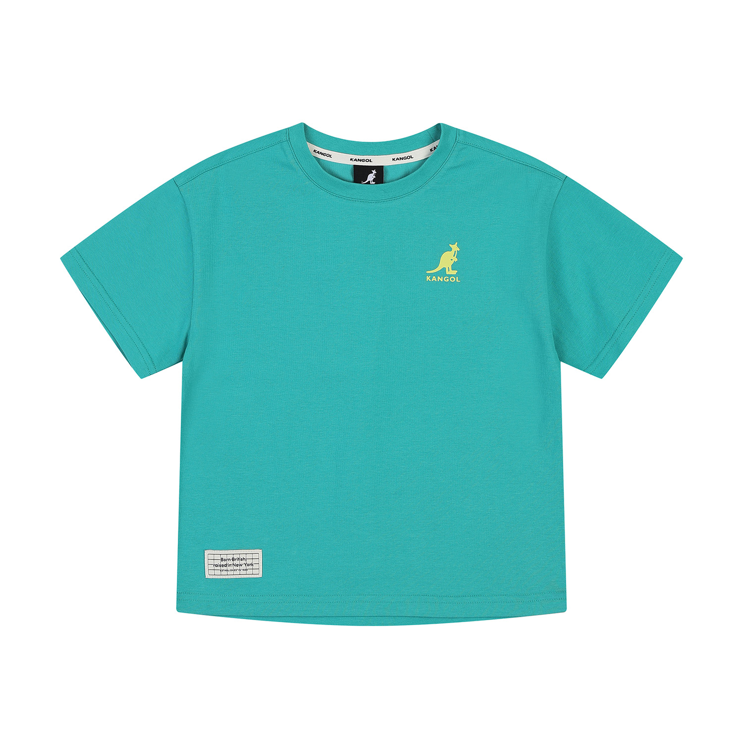 캉골 키즈 쿨맥스 백 그래픽 티셔츠 SB 0230 그린 ASBCRT02300GN